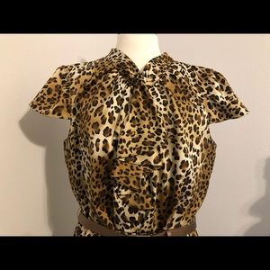 Tahari Leopard Style dress